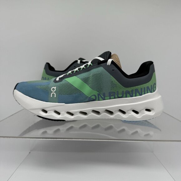 Brand New Men’s On Running Cloudsurfer Next Honeydew Ivory Green Blue Size 9 - Picture 4 of 9